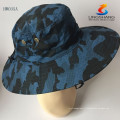 Chapeaux de pate de camouflage militaires en polyester de 7 couleurs Chapeaux de pêcheur de camouflage avec chapeau de chasse de chasse au soleil